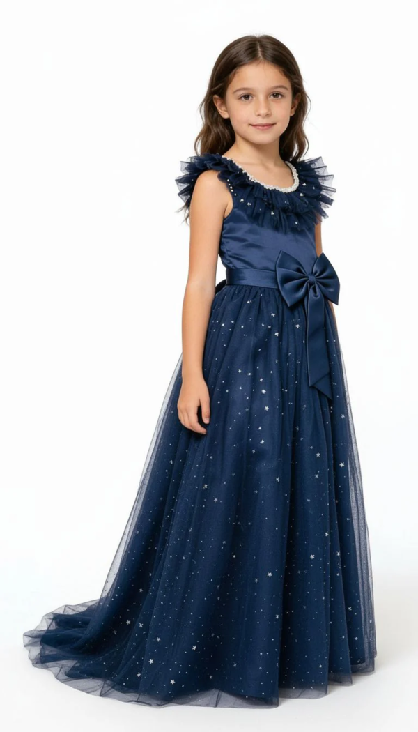 NavyBluePearlTullePartyF